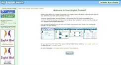 Desktop Screenshot of my-english-trainer.com